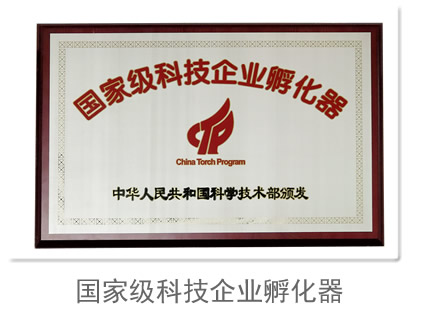 国家级科技企业孵化器